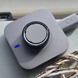 Oura Black and Silver Ring 4